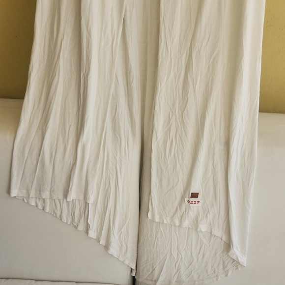 NWT Peace Love Word Boheme White Gabi Maxi Skirt with Slit Pantotene #1 - Picture 9 of 11